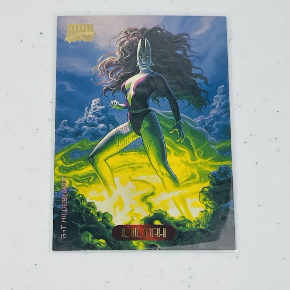 1994 Fleer Marvel Masterpieces Lilith 67 Hildebrandt Trading Card